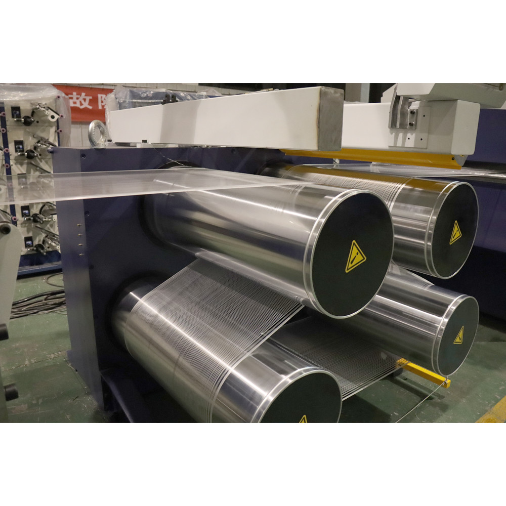 2000tex Plastic Tape Extrusion Line Extruding Flat Film Stretching Machine 4500 Kg/24hr